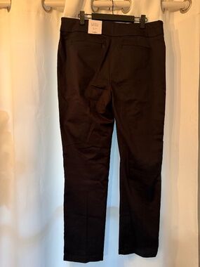 Croft and Barrow  Mid Rise Straight Pant- Black- Size 14 Reg NWT
